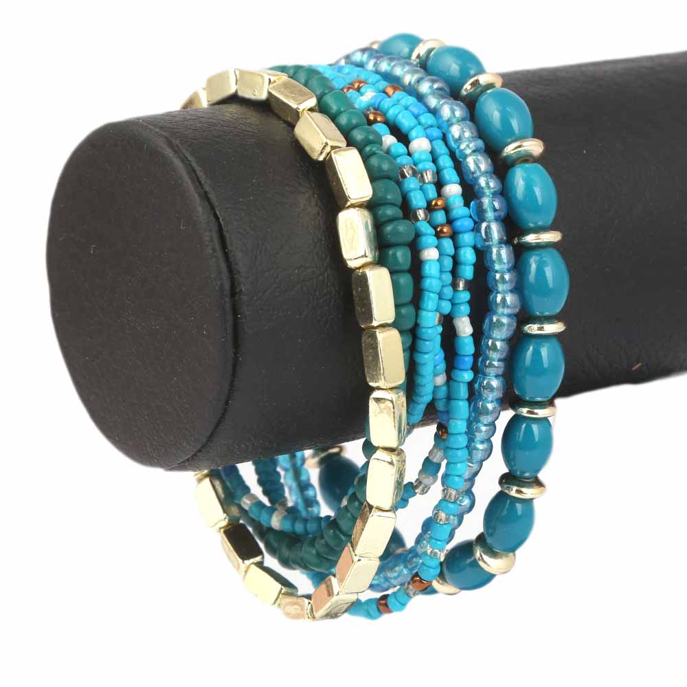 Girls Funky Bracelet - Steel Blue, Kids, Bangles & Bracelet, Chase Value, Chase Value