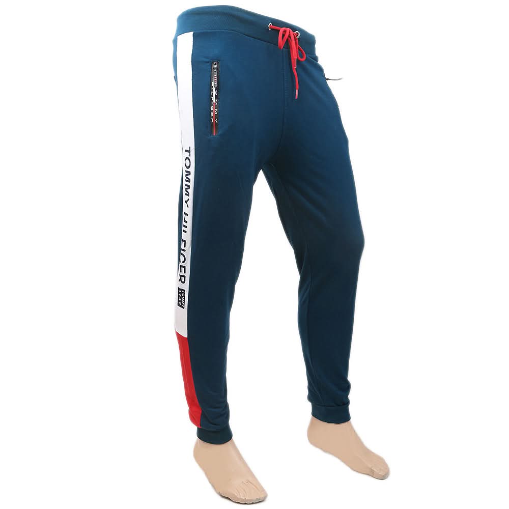 Men's Fancy Zip Trousers - Steel Blue, Men, Lowers And Sweatpants, Chase Value, Chase Value
