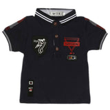 Boys Half Sleeves Polo T-Shirt - Navy Blue, Kids, Boys T-Shirts, Chase Value, Chase Value