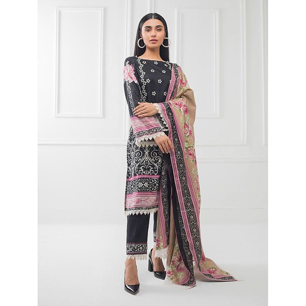 Subhata Printed Lawn 3 Piece Un-Stitched Suit - 04, Women, 3Pcs Shalwar Suit, Subhata, Chase Value