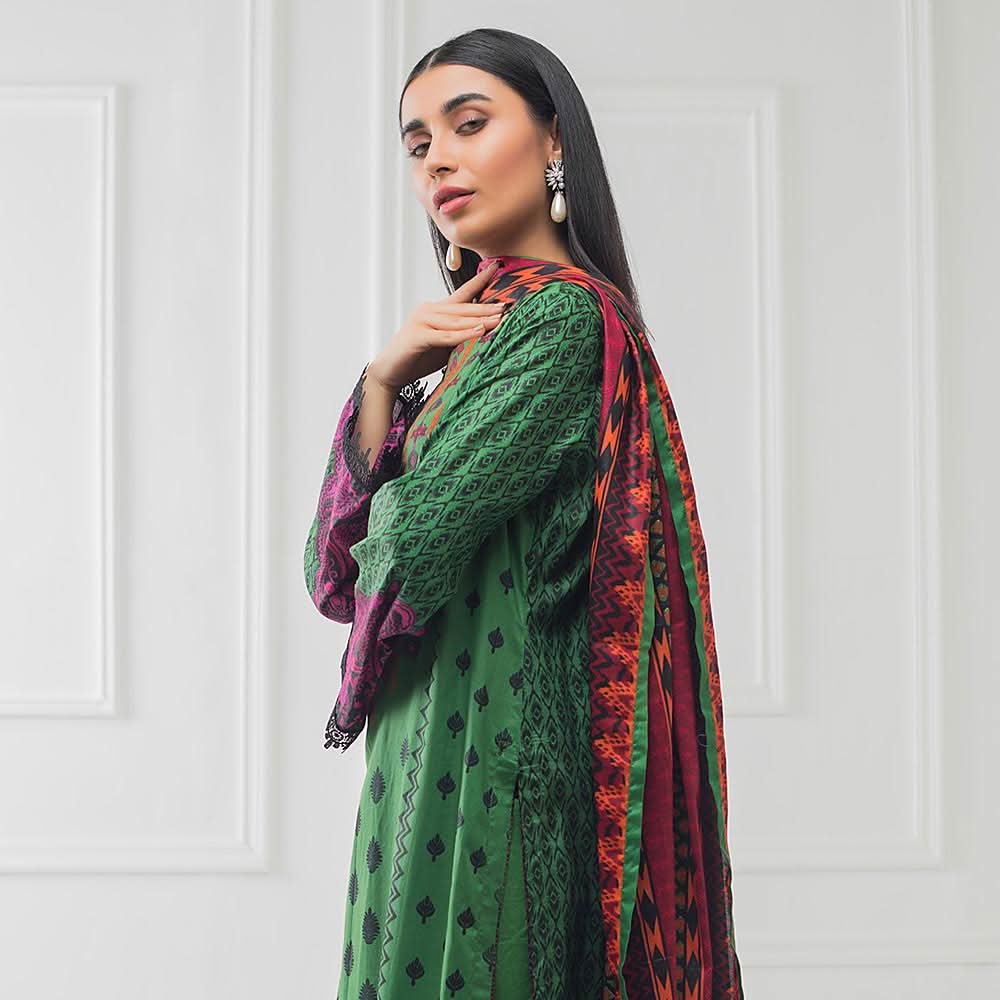 Subhata Printed Lawn 3 Piece Un-Stitched Suit - 05, Women, 3Pcs Shalwar Suit, Subhata, Chase Value