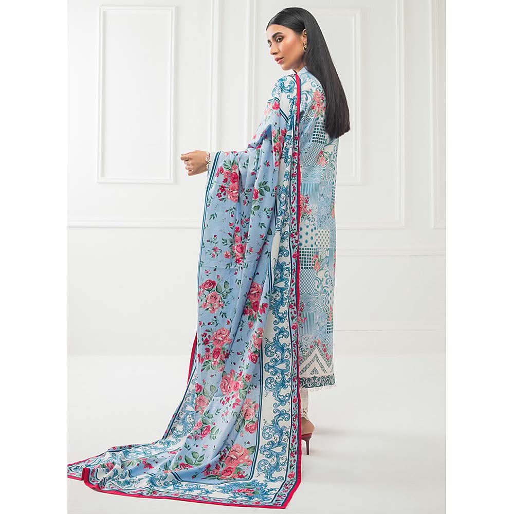 Subhata Printed Lawn 3 Piece Un-Stitched Suit - 10, Women, 3Pcs Shalwar Suit, Subhata, Chase Value