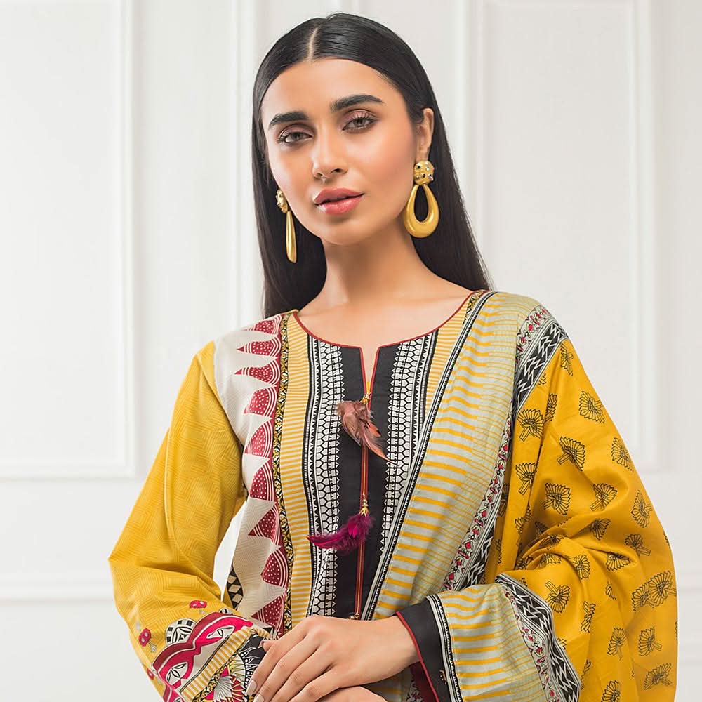 Subhata Printed Lawn 3 Piece Un-Stitched Suit - 11, Women, 3Pcs Shalwar Suit, Subhata, Chase Value