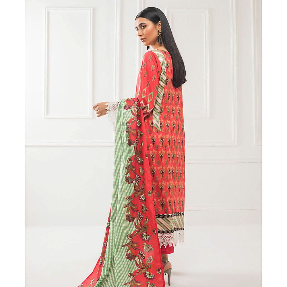 Subhata Printed Lawn 3 Piece Un-Stitched Suit - 13, Women, 3Pcs Shalwar Suit, Subhata, Chase Value