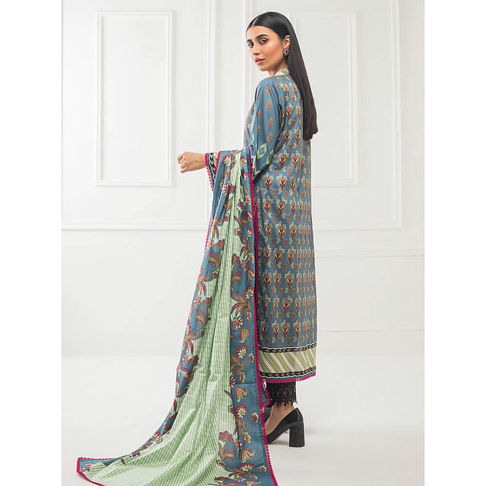 Subhata Printed Lawn 3 Piece Un-Stitched Suit - 14, Women, 3Pcs Shalwar Suit, Subhata, Chase Value