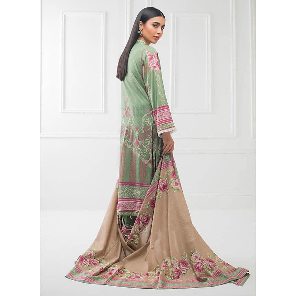Subhata Printed Lawn 3 Piece Un-Stitched Suit - 01, Women, 3Pcs Shalwar Suit, Subhata, Chase Value