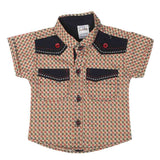 Newborn Half Sleeves Printed Shirt - Tea Pink, Kids, NB Boys Shirts And T-Shirts, Chase Value, Chase Value