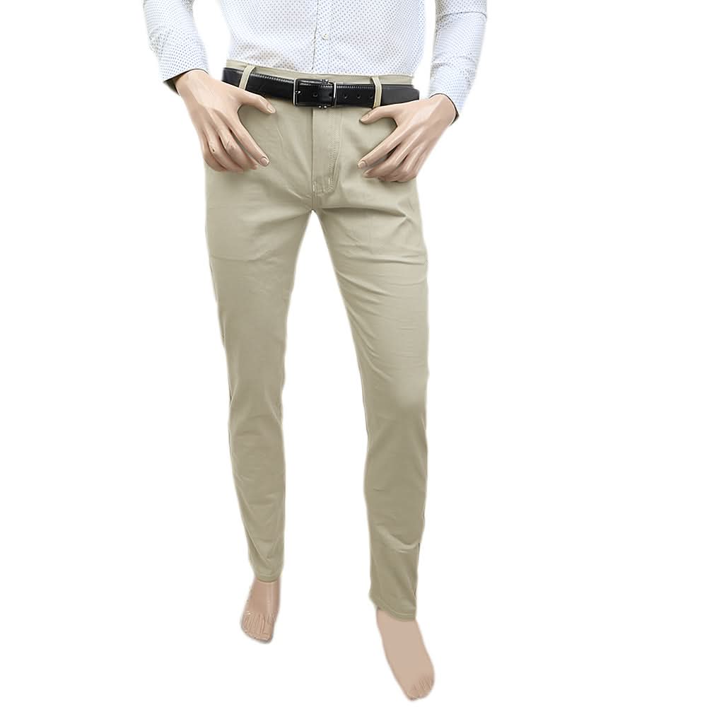 Men's Cotton Chino Pant - Tan Beige, Men, Casual Pants And Jeans, Chase Value, Chase Value