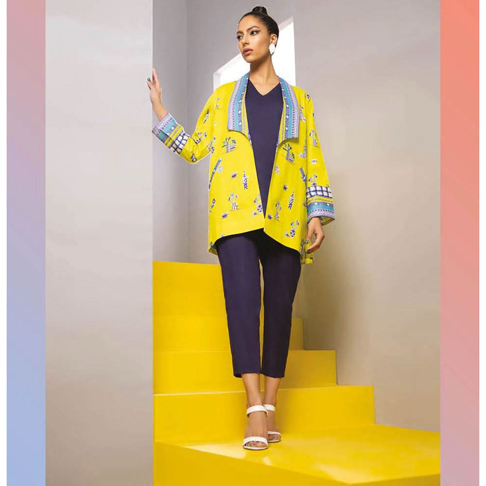 Sapphire Lawn 1Pcs Un-Stitched Shirt Vol 1 WOEM - Teramo, Women, Unstitched Kurti, Sapphire, Chase Value