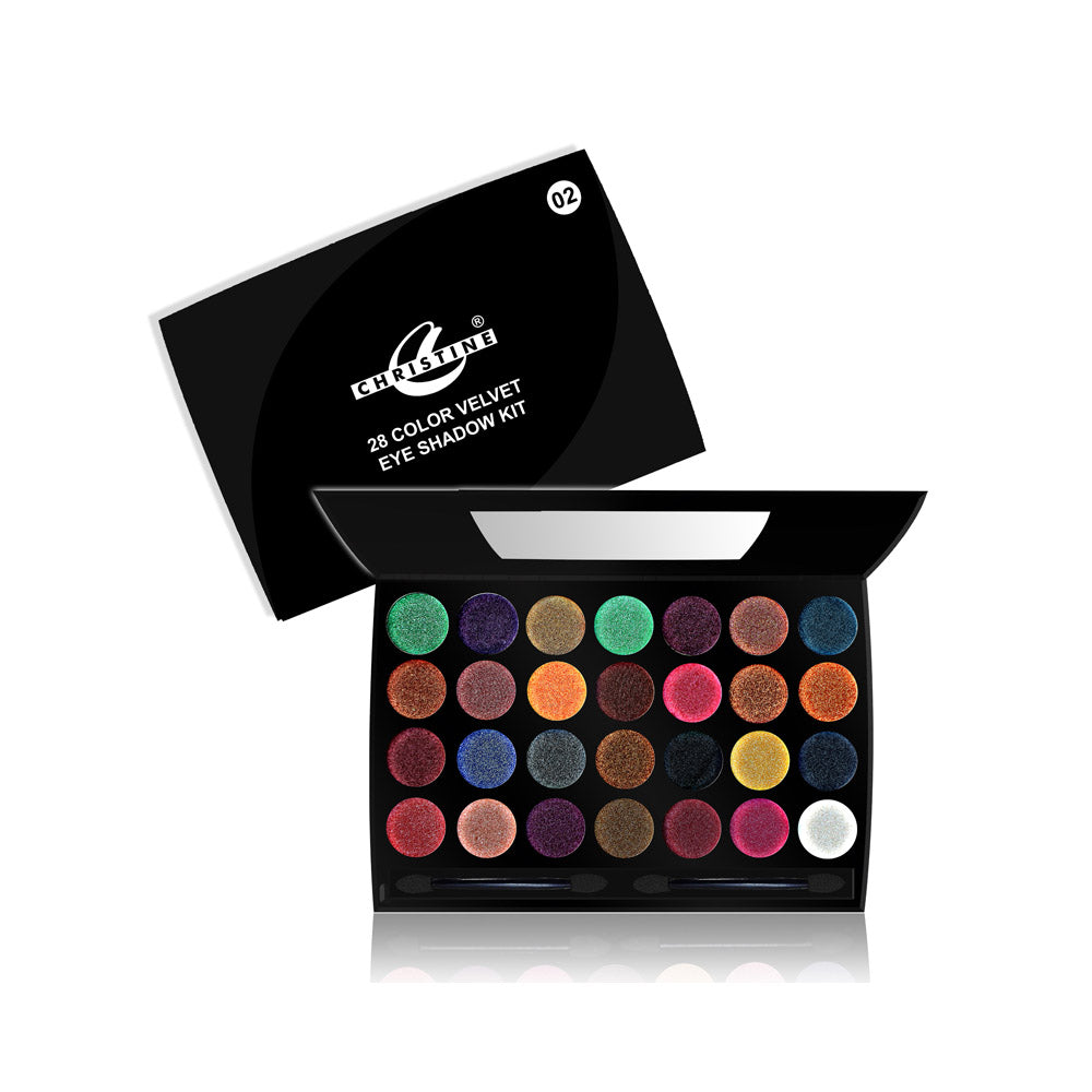 Christine Velvet Eye Shadow Kit 2 Shades, Beauty & Personal Care, Eyeshadow, Christine, Chase Value