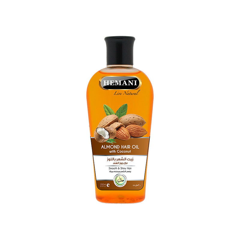 Hemani Hair Oil 200 ML - Almond, Beauty & Personal Care, Hair Oils, WB By Hemani, Chase Value