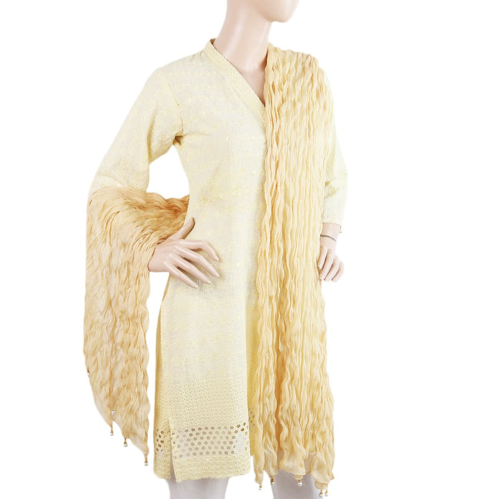 Women's Scarves With Pearls - Skin, Women, Dupatta, Chase Value, Chase Value