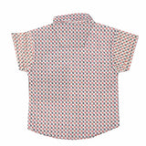 Newborn Half Sleeves Printed Shirt -White, Kids, NB Boys Shirts And T-Shirts, Chase Value, Chase Value