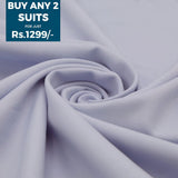Men's Japani Boski Unstitched Suit - White, Men, Unstitched Fabric, Chase Value, Chase Value
