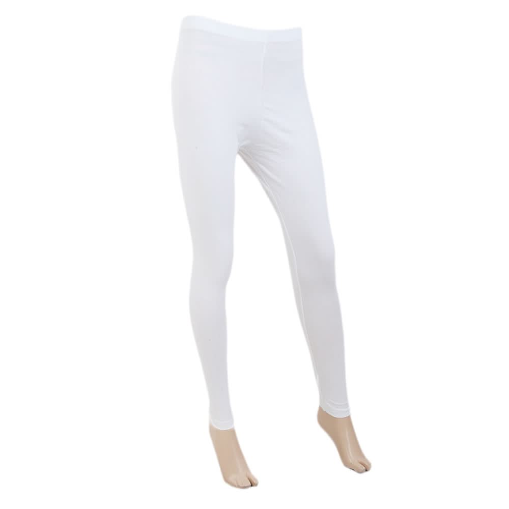 Women's Tights - White, Women Pants & Tights, Chase Value, Chase Value