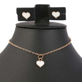 Girls Locket Set - White, Kids, Jewellery Sets, Chase Value, Chase Value