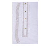 Men's Mashriq Embroidered Un-Stitched Suit - White, Men, Unstitched Fabric, Chase Value, Chase Value