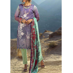 Zure Embroidered Cotton 3 Piece Un-Stitched Suit - 424B, Women, 3Pcs Shalwar Suit, Salitex Textiles, Chase Value