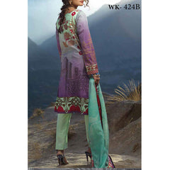 Zure Embroidered Cotton 3 Piece Un-Stitched Suit - 424B, Women, 3Pcs Shalwar Suit, Salitex Textiles, Chase Value