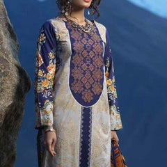 Zure Embroidered Cotton 3 Piece Un-Stitched Suit - 425B, Women, 3Pcs Shalwar Suit, Salitex Textiles, Chase Value