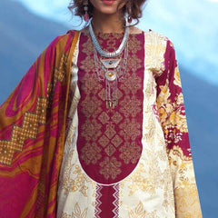 Zure Embroidered Cotton 3 Piece Un-Stitched Suit - 425A, Women, 3Pcs Shalwar Suit, Salitex Textiles, Chase Value