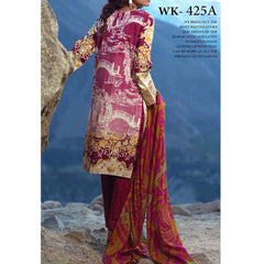Zure Embroidered Cotton 3 Piece Un-Stitched Suit - 425A, Women, 3Pcs Shalwar Suit, Salitex Textiles, Chase Value