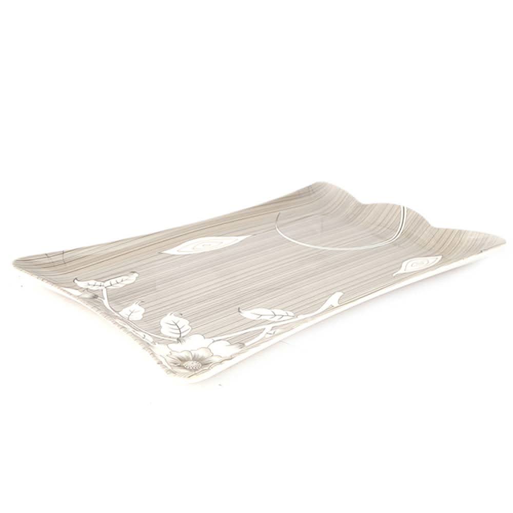 Melamine Emboss Tray - Grey, Home & Lifestyle, Serving And Dining, Chase Value, Chase Value