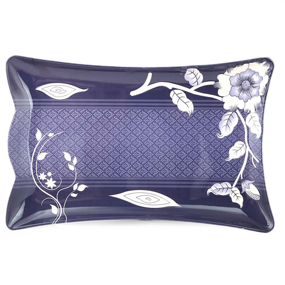 Melamine Emboss Tray - Navy Blue, Home & Lifestyle, Serving And Dining, Chase Value, Chase Value