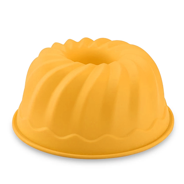Cake Mould Silicon (L) - Yellow, Home & Lifestyle, Baking, Chase Value, Chase Value