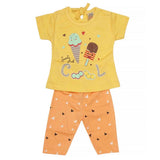 Newborn Girls Suit 2Pcs - Yellow, Kids, NB Girls Sets And Suits, Chase Value, Chase Value