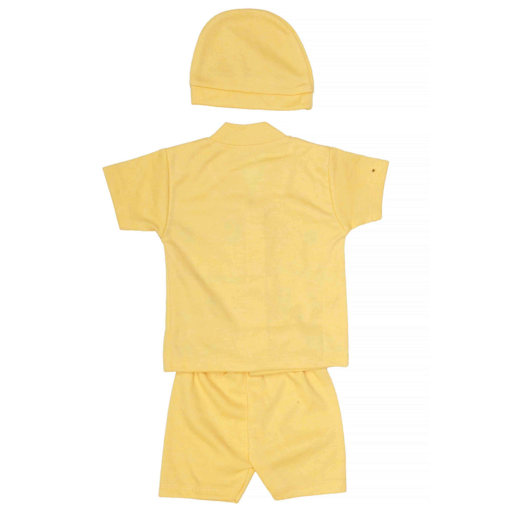Newborn Boys Suits 3Pcs -Yellow, Kids, NB Boys Sets And Suits, Chase Value, Chase Value