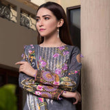 Zobia Noor Embroidered Digital Lawn 3 Piece Un-Stitched Suit - 004, Women, 3Pcs Shalwar Suit, Salam's Textiles, Chase Value