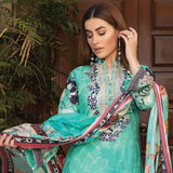 Zobia Noor Embroidered Digital Lawn 3 Piece Un-Stitched Suit - 005, Women, 3Pcs Shalwar Suit, Salam's Textiles, Chase Value