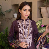 Zobia Noor Embroidered Digital Lawn 3 Piece Un-Stitched Suit - 006, Women, 3Pcs Shalwar Suit, Salam's Textiles, Chase Value