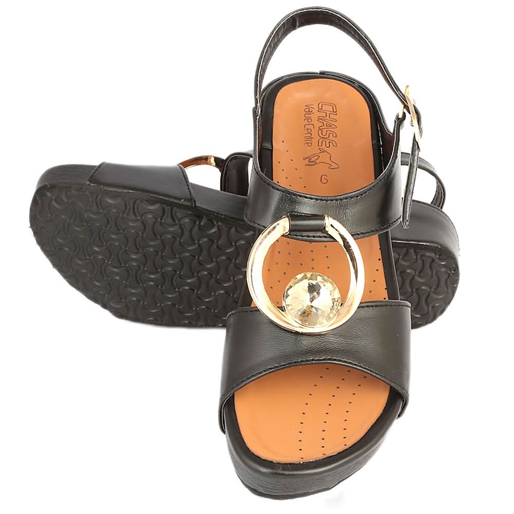 Women's Sandal ( Z-8 ) - Black, Women, Sandals, Chase Value, Chase Value
