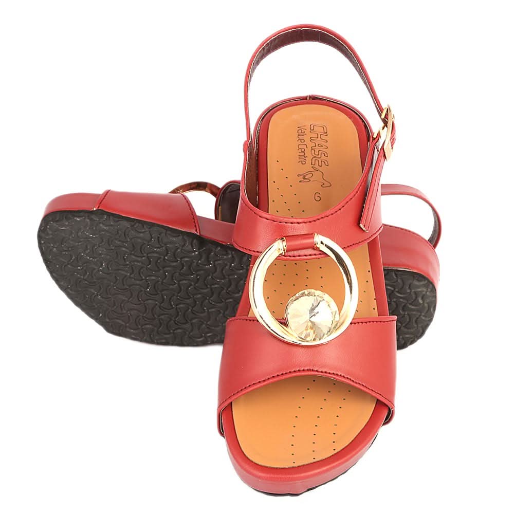 Women's Sandal ( Z-8 ) - Maroon, Women, Sandals, Chase Value, Chase Value