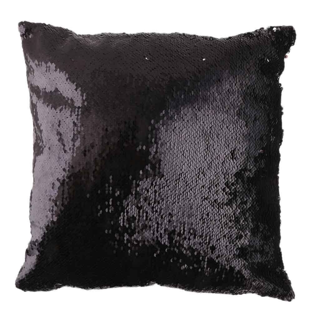 Fancy Sequence Double Side Cushion - Black, Home & Lifestyle, Cushions And Pillows, Chase Value, Chase Value