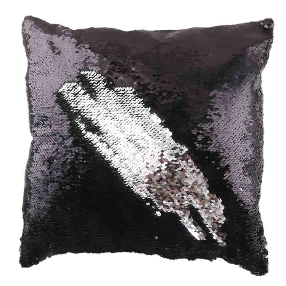 Fancy Sequence Double Side Cushion - Black, Home & Lifestyle, Cushions And Pillows, Chase Value, Chase Value