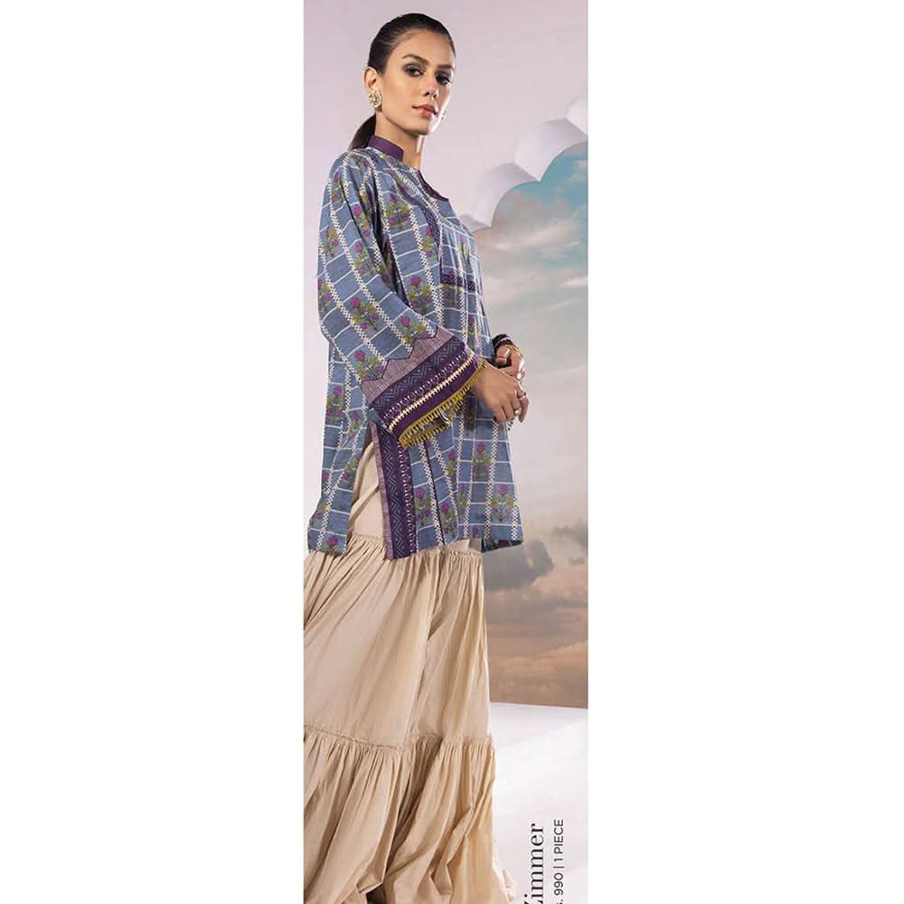 Sapphire Lawn 1Pcs Un-Stitched Shirt Vol 1 WOEM - Zimmer, Women, Unstitched Kurti, Sapphire, Chase Value