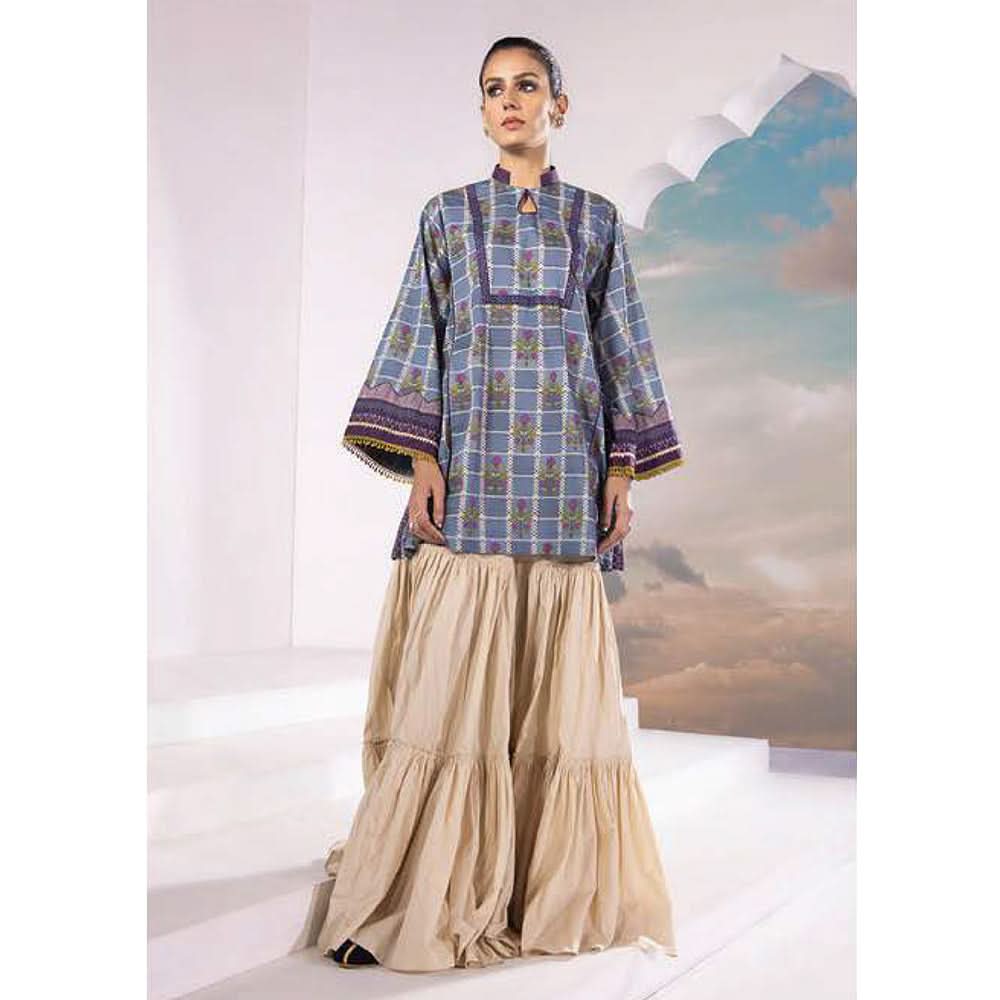 Sapphire Lawn 1Pcs Un-Stitched Shirt Vol 1 WOEM - Zimmer, Women, Unstitched Kurti, Sapphire, Chase Value