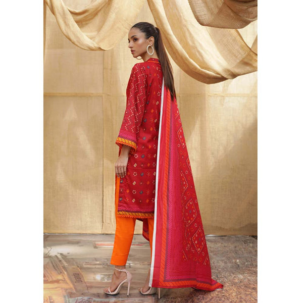 Sahil Printed Lawn 3 Piece Un-Stitched Suit Vol 04 - ZS 01, Women, 3Pcs Shalwar Suit, ZS Textiles, Chase Value