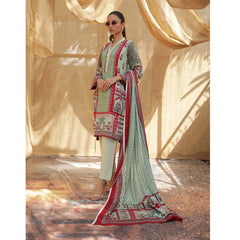 Sahil Printed Lawn 3 Piece Un-Stitched Suit Vol 04 - ZS 03, Women, 3Pcs Shalwar Suit, ZS Textiles, Chase Value