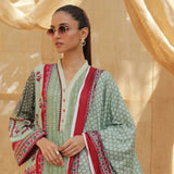 Sahil Printed Lawn 3 Piece Un-Stitched Suit Vol 04 - ZS 03, Women, 3Pcs Shalwar Suit, ZS Textiles, Chase Value