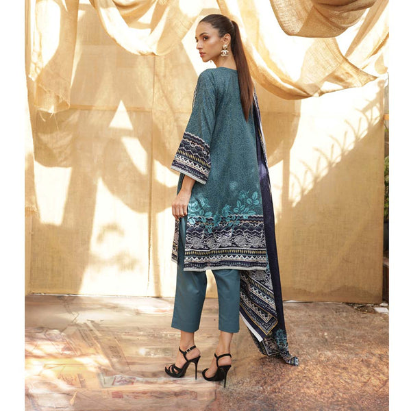 Sahil Printed Lawn 3 Piece Un-Stitched Suit Vol 04 - ZS 07, Women, 3Pcs Shalwar Suit, ZS Textiles, Chase Value