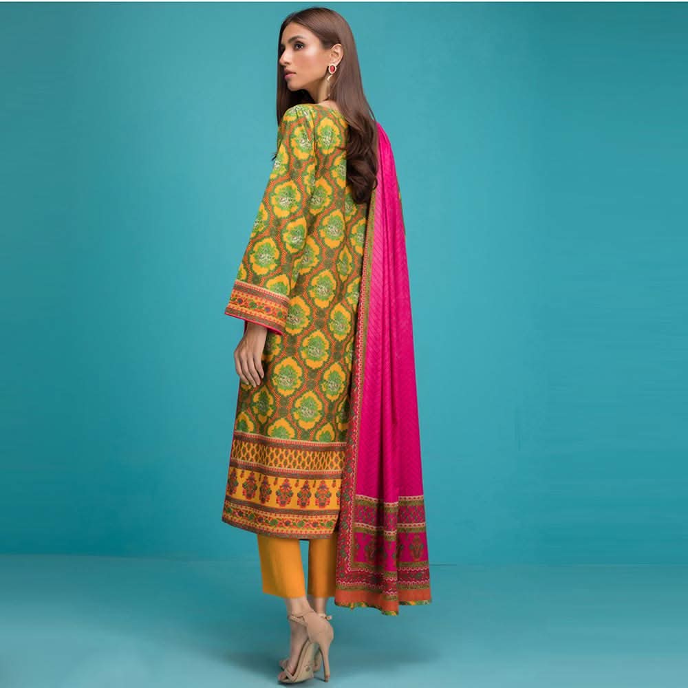 Signature Icon Printed Lawn 3 Piece Un-Stitched Suit Vol 1 - 9 A, Women, 3Pcs Shalwar Suit, Regalia Textiles, Chase Value