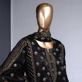 Zoya Embroidered Silk 3 Piece Un-Stitched Suit - 3, Women, 3Pcs Shalwar Suit, Rivaaj, Chase Value