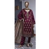 Zoya Embroidered Silk 3 Piece Un-Stitched Suit - 5, Women, 3Pcs Shalwar Suit, Rivaaj, Chase Value